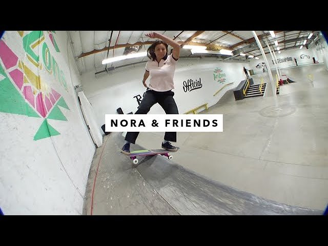The day before the big Exposure contest at Poods, Nora and her homegirls came through the TransWorld SKATEboarding Park ... and the all-female squad ripped it up.