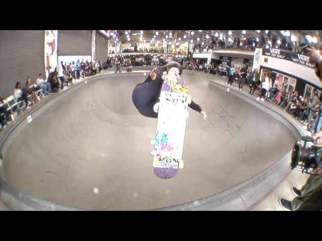 So much ripping went down at the Vans Skatepark in Orange, CA! Congrats to Nicole Hause taking first, Jordyn Barratt in second and Brighton Zeuner in third.<br />Video: @collinhpx