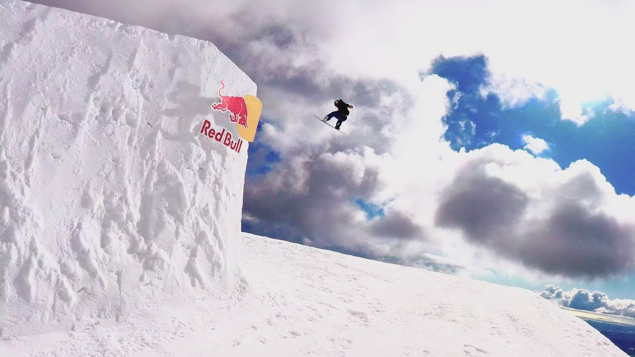 Mark McMorris and Sebastien Toutant at the Red Bull Uncorked event with a select crew of riders.
