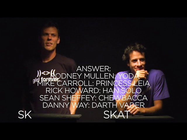 In another classic episode of TransWorld SKATEboarding's series "Skate Nerd" we get to see Rick Howard and Mike Carroll pitted against one another in a test of their skate knowledge.