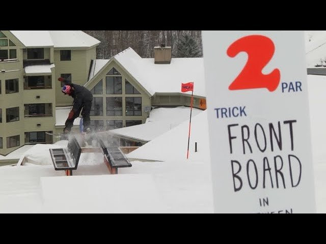 Taking the freestyle head-to-head format of S-K-A-T-E or S-N-O-W, and combining it with the traditional tack of a game of golf, riders had a limited number of chances to complete a trick on each feature, or “hole”. Pars and grabs variated, but the camaraderie and stoke stayed constant. From switch cliff drops or cab 360’s with a grab of choice, to combos like a 360 over the roller to and Andrecht on the quarter … riders had to stay on their toes and heels all day.