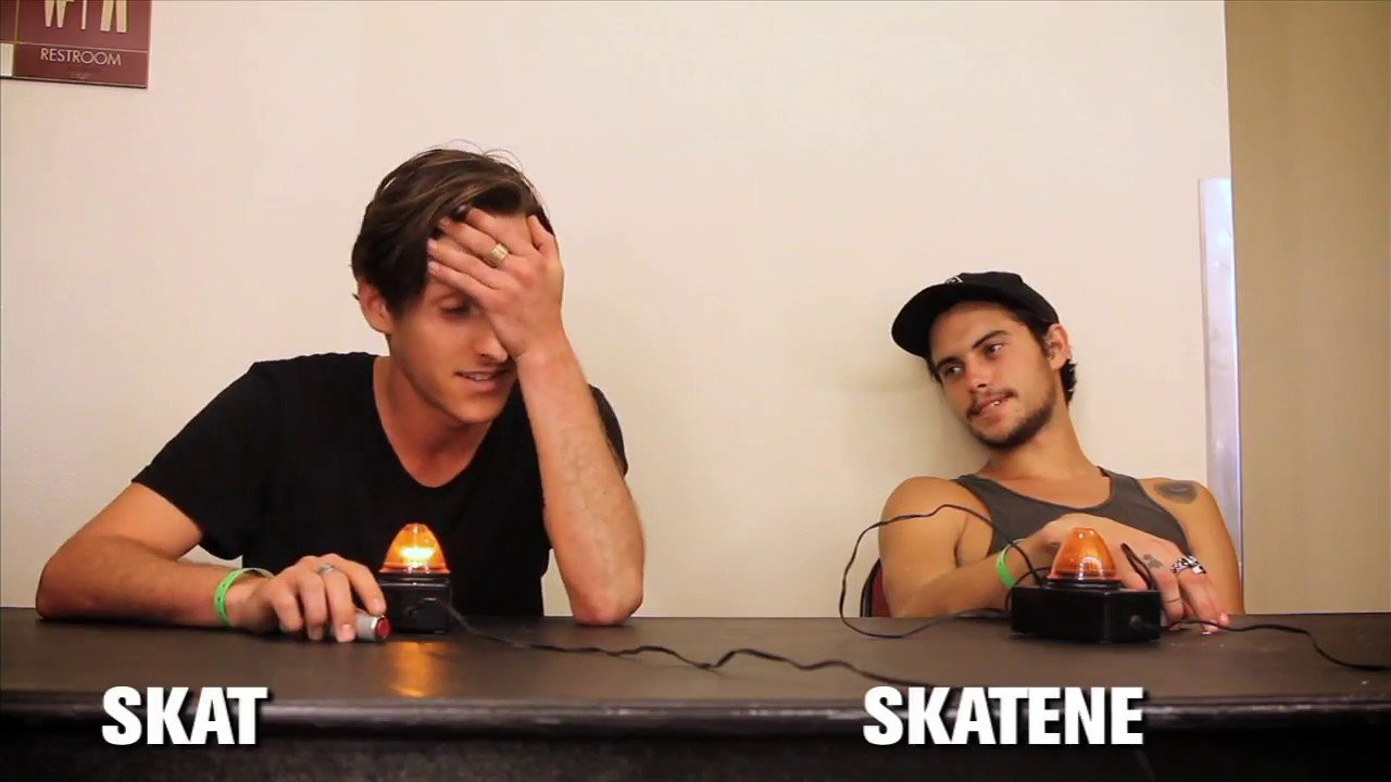 At Street League Stop 3 in Glendale, Arizona, we got team handsome in the room to battle for Skate Nerd bragging rights. Austyn Gillette and Dylan Rieder both have the beauty, but do they have the brains?