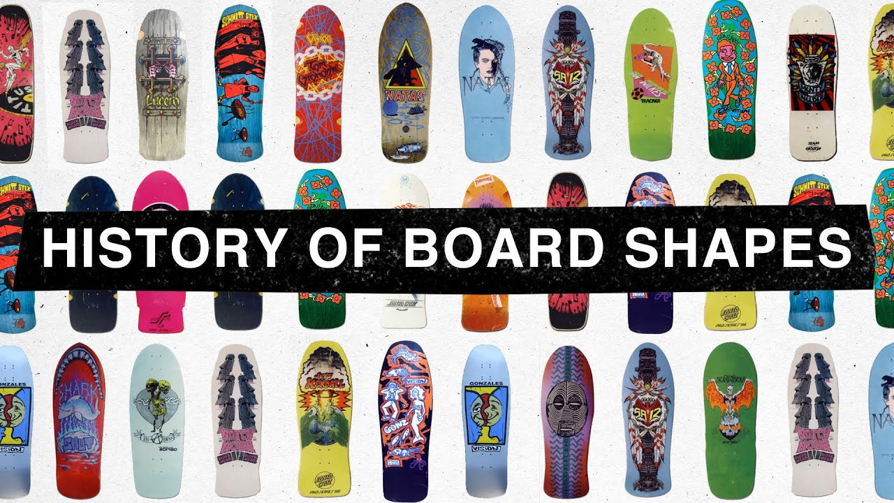 TransWorld SKATEboarding takes us through their first installment of "The History of Board Shapes."