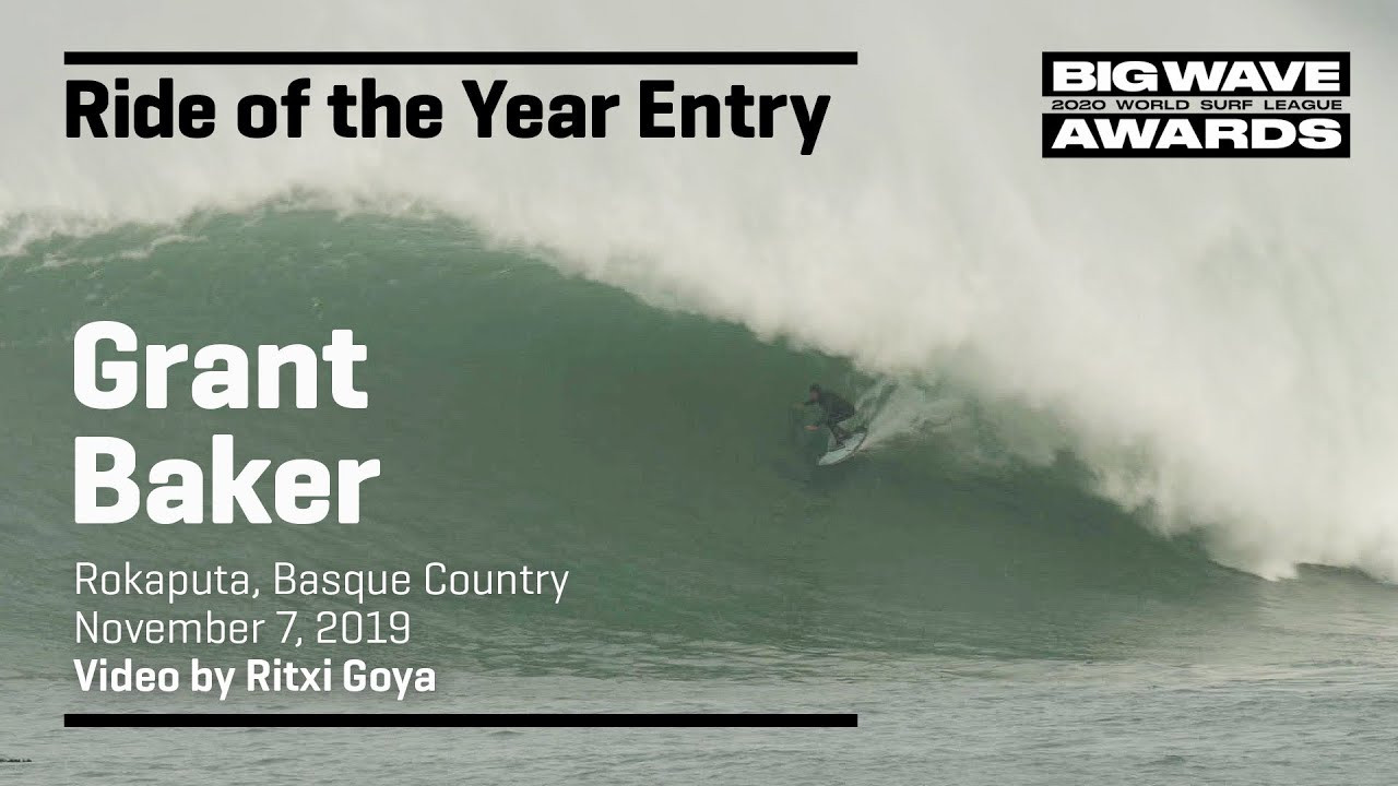 Grant Baker (Durban, South Africa) precisely navigates a user-friendly barrel at Rokaputa, Basque Country on November 7, 2019. Video by Ritxi Goya. An entry in the Ride of the Year Award category of the 2020 WSL Big Wave Awards. For more information see www.WorldSurfLeague.com/bigwaveawards