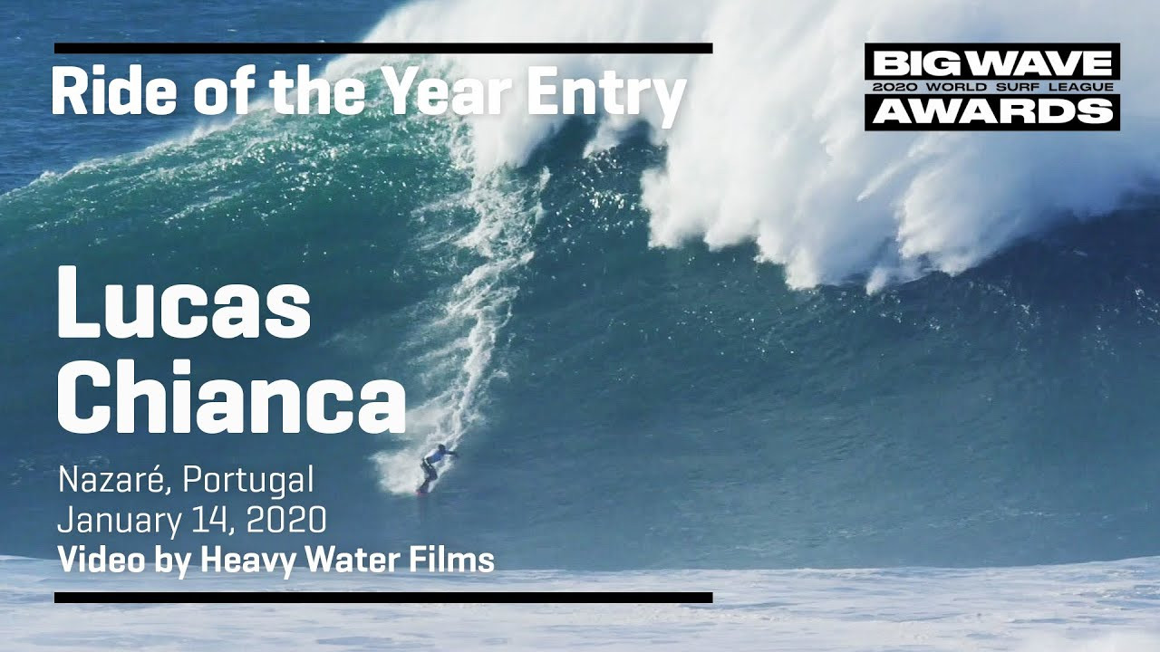 Lucas Chianca (Rio de Janeiro, Brazil) fades behind the peak and brings it back on line at Praia do Norte, Nazaré, Portugal on January 14, 2020. Video by Heavy Water Films. An entry in the Ride of the Year Award category of the 2020 WSL Big Wave Awards. For more information see www.WorldSurfLeague.com/bigwaveawards