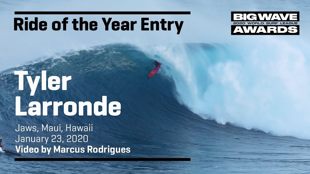 Tyler Larronde (Haiku, Hawaii, USA) counterweights superbly to slip-slide through the barrel at Jaws, Maui, Hawaii on January 23, 2020. Video by Marcus Rodrigues. An entry in the Ride of the Year Award category of the 2020 WSL Big Wave Awards. For more information see www.WorldSurfLeague.com/bigwaveawards