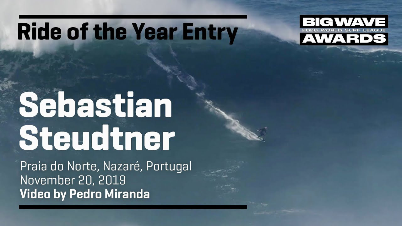 Sebastian Steudtner (Nuremberg, Germany) works some magic across an expansive wall at Praia do Norte, Nazaré, Portugal on November 20, 2019. Video by Pedro Miranda. An entry in the Ride of the Year Award category of the 2020 WSL Big Wave Awards. For more information see www.WorldSurfLeague.com/bigwaveawards