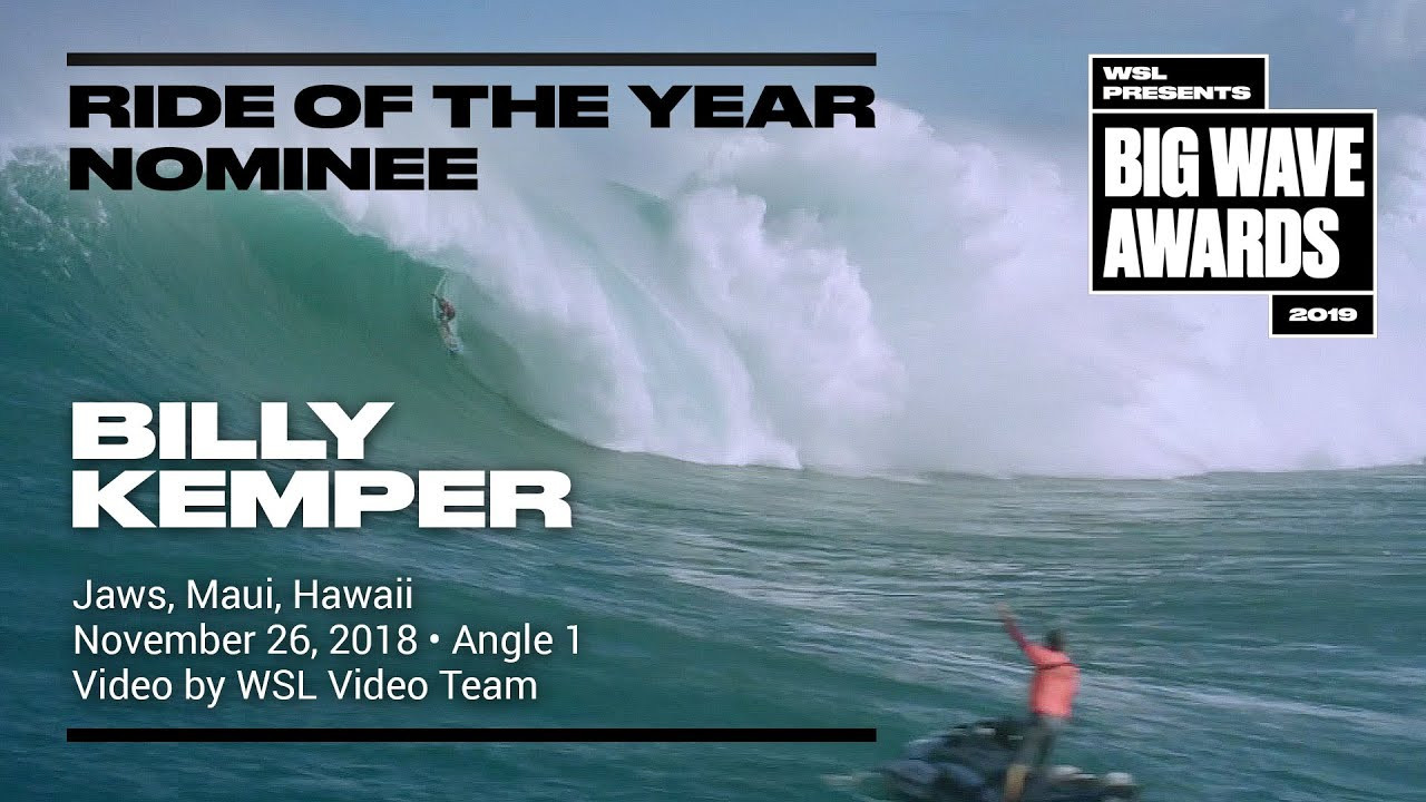 Billy Kemper (Haiku, Hawaii, USA) defies the laws of nature and pulls into a massive, lengthy barrel only to be denied at the last moment at Jaws, Maui, Hawaii on November 26, 2018. Video by WSL Video Team. A nominee in the Biggest Paddle Award category of the 2019 WSL Big Wave Awards. For more information see www.WorldSurfLeague.com/bigwaveawards.