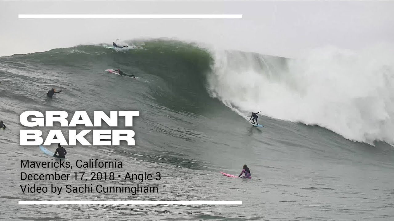 Grant Baker (Durban, South Africa) teases with a doubling up wave face and precisely navigates the clear path to the shoulder on December 17, 2018. Angle 3. Video by Sachi Cunningham. An entry in the Ride of the Year Award category of the 2019 WSL Big Wave Awards. For more information see An entry in the Ride of the Year Award category of the 2019 WSL Big Wave Awards. For more information see www.WorldSurfLeague.com/bigwaveawards
