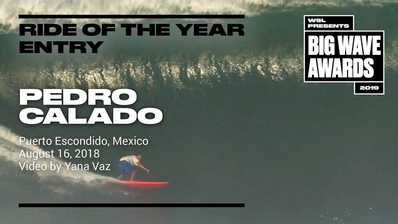 Pedro Calado (Rio de Janeiro, Brazil) pulls in deep and gets spit out like a boss at Playa Zicatela, Puerto Escondido, Mexico on August 16, 2018. Video by Yana Vaz. An entry in the Ride of the Year Award category of the 2019 WSL Big Wave Awards. For more information see www.WorldSurfLeague.com/bigwaveawards