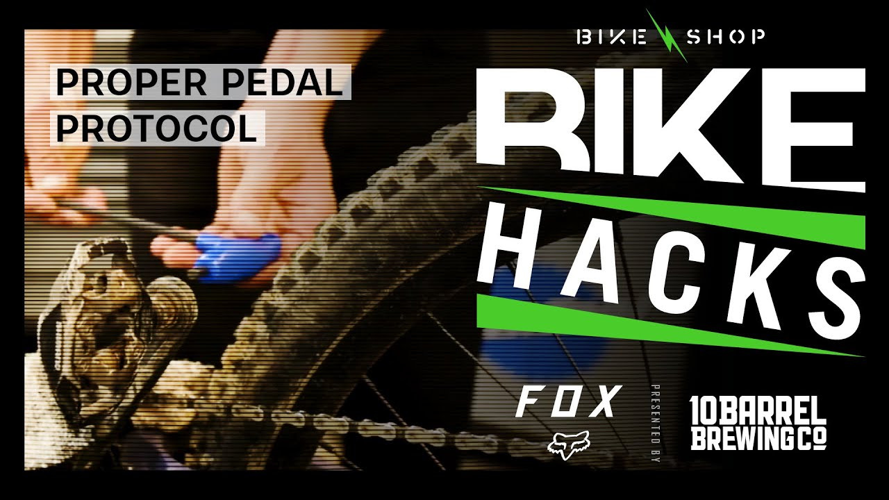 We know you already know how to take your pedals off. Left side is reverse, yada, yada, yada. But if they're a little stuck, here are some best practices.