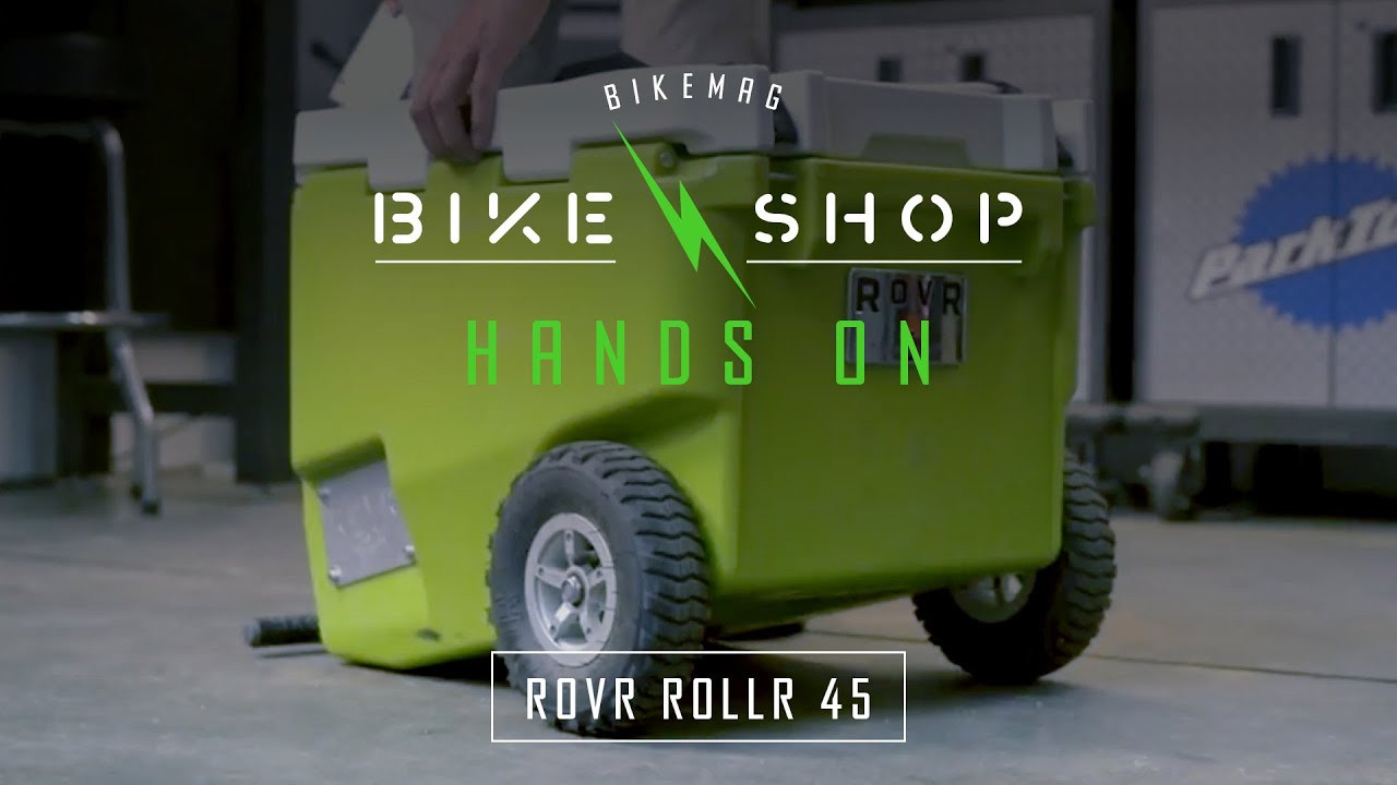 We got our hands on the new RollR 45 cooler from Rovr, and wanted to get a sense of why it goes for $370. Maybe it's because it attaches to your bike...