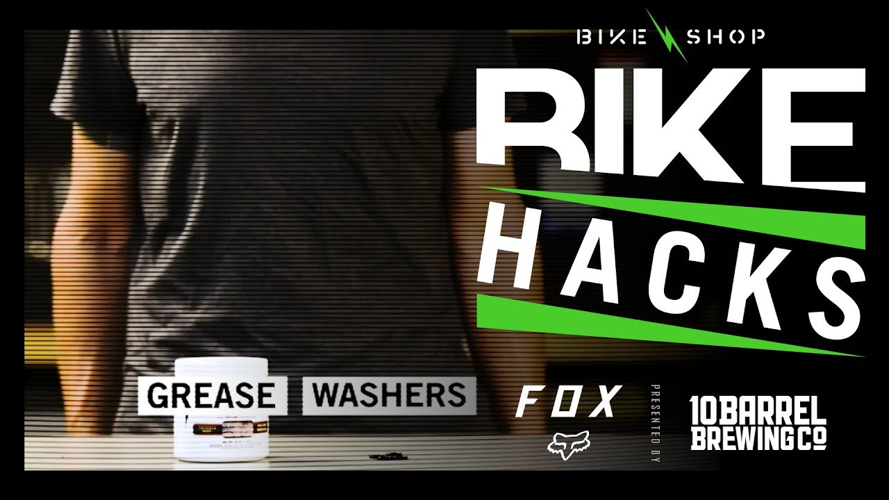 If your linkage relies on shims or spacers, those spacers rely on bolts to hold them down. So while you're removing a shock or link, there's nothing to hold the spacers in place. Here's a trick to keep 'em off the floor.