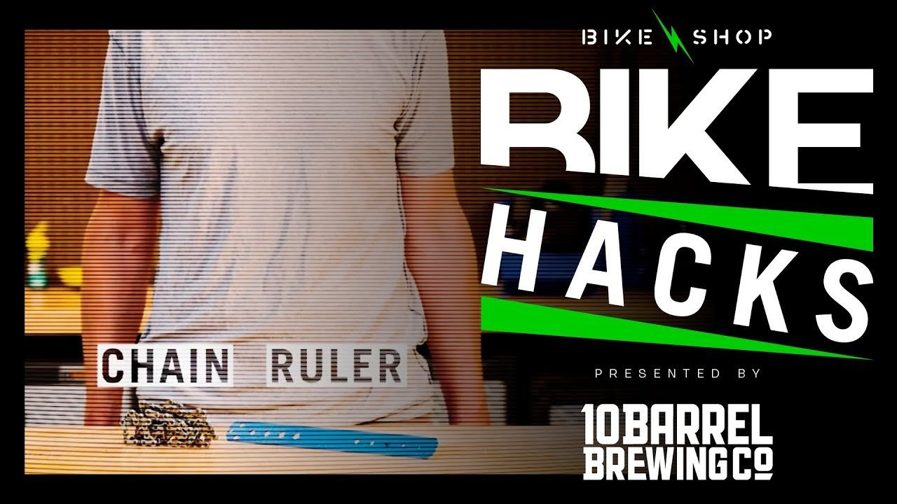 The best way to keep your drivetrain healthy is replacing your chain before it stretches too far. There are some nifty tools to tell you when it's time, but all you really need is a ruler.