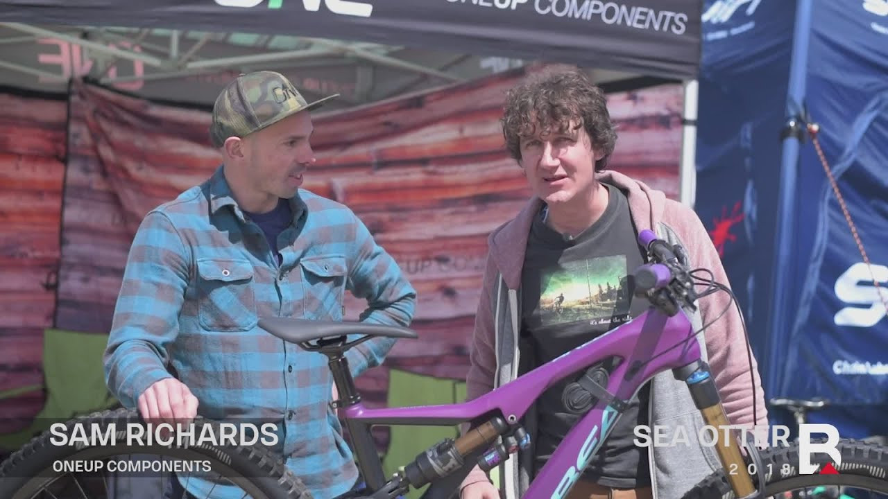 Sam Richards of OneUp Components gives us the quick 'n dirty on their new Dropper Post at the 2018 Sea Otter Classic.