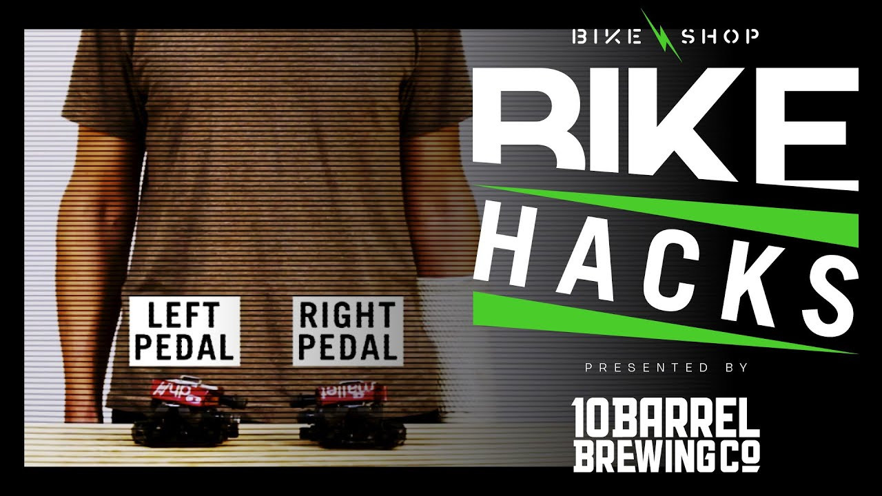 One of the first lessons of bike repair is that there's a left pedal and right pedal. The next lesson is telling which is which.