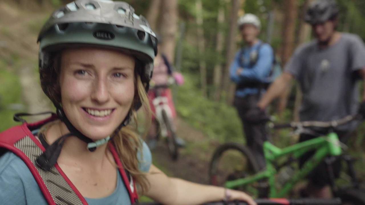 Riding hidden trails in the Japanese Alps.