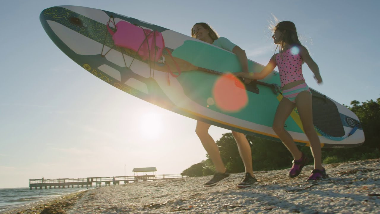 The Body Glove Cruiser+ Inflatable Stand Up Paddle Board is the perfect package for those adventurers that are looking to make the journey the destination. This paddle board is ultra-portable, lightweight and convenient, in addition to offering superior stability as you effortlessly paddle lakes, rivers, and the ocean.