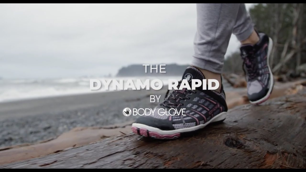 So Much More than a Water shoe: The Dynamo Rapid Hydro Training Shoe is a versatile, hybrid shoe that offers traction and drainage with the styling of an athletic shoe. <br /><br />The ultra-grip outsole delivers grip in and out of the water and the integrated drainage systems allows water to drain through multiple points of the shoe, making this the perfect selection for kayaking, paddle boarding, hiking, and exploring. The <br /><br />The amphibious design offers a stylish look that makes this style perfect for any day and every day. The Dynamo Rapid Hydro Training Shoe is the perfect style to go from kayaking to kicking back with friends. The stretch fit uppers and elastic shock lace offer all-day comfort and a supportive fit. <br /><br /><br />Shop Body Glove <br /> Mens: http://bit.ly/2EQtZGe<br /> Womens: http://bit.ly/2EJT0Sa<br /> <br /> <br />Love Body Glove? Find more of us here: <br />Facebook: https://www.facebook.com/bodyglove/<br />Instagram: https://www.instagram.com/bodyglove/<br /> https://www.instagram.com/bodyglovegirl/<br />Website: https://www.bodyglove.com/