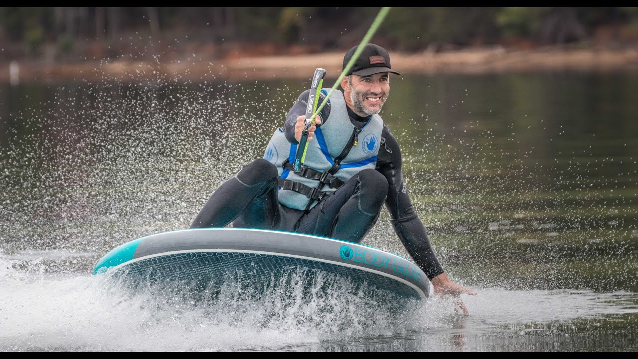 The Body Glove I-Circle Surf 50" is a versatile lake and surfboard that is the perfect addition for anyone looking to own their lake. There are so many ways to ride the I-Circle Surf. Grab ahold of a tow rope and rip on your knees, stand up and surf from your feet. Or take this to the beach and use the i-Circle Surf 50" as a bodyboard alone or with a friend. Looking for a way to relax, simply toss your I-Circle Surf 50" into the water and use it as a small floating island. The riding possibilities are endless. Fun for all ages, the i-Circle 50" will certainly make waves.<br /> <br />The board is equipped with an EVA traction pad for a tight grip and non-slip feel for the feet and comes with two handles for grip and steering. <br /><br />The i-Circle Surf 127 cm / 50 in is constructed using double layer, 6.99 cm / 2.75 in. drop-stitch technology and double layer side rails creating a rigid board that offers the carving and performance of a hardboard, but has the benefit of rolling up for easy stored on your boat or in your car. <br /><br /><br />Shop Body Glove Surfboards: http://bit.ly/2V4FBP2 <br /> <br />#AllThingsWater #CreateHappiness<br /> <br />Love Body Glove? Find more of us here:<br />Facebook: https://www.facebook.com/bodyglove/<br />Instagram: https://www.instagram.com/bodyglove/<br /> https://www.instagram.com/bodyglovegirl/<br />Website: https://www.bodyglove.com/