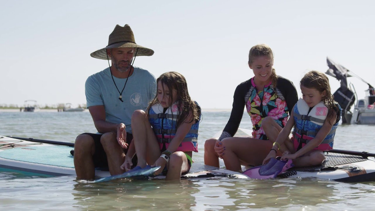 The Body Glove™ iSkiff inflatable paddle board is a complete package that is lightweight, durable, convenient and cleverly designed. The durable construction makes taking this board out worry-free and the unique features like a patented water bottle holder incorporated into the center handle ensure your time on the water is enjoyable. Whether at the beach, the lake, or the river, everyone in the family will have a blast on the water.<br /><br />The Body Glove™ iSkiff is built with a unique layering system which makes it lighter and faster while maintaining rigidity. The added triple layer stringer design and the triple layer side rail maximizes stiffness so that the board feels more like a traditional hardboard and is a great option for paddlers of all levels.<br /><br />▪︎ 10’ x 33” x 5.4” inflatable paddle board, 24-lb. weight, 320 lb capacity<br />▪︎ Heavy-duty drop-stitch material with triple layer stringers and triple layer side rails for an ultra-stable platform<br />▪︎ 3 fixed and virtually indestructible Dura-fins that offer superior tracking<br />▪︎ Patented center carry handle that doubles as a water bottle or paddle holder<br />▪︎ Extra D-rings and 6-point bungee allows for ample storage options<br />▪︎ Complete package includes: dual action pump, 3-piece adjustable paddle, ankle leash, repair kit, carry all backpack, cell phone dry bag<br /><br />Shop Body Glove SUPs: http://bit.ly/2C6X9z3<br /> <br />#CreateHappiness #BodyGlove #ISUP #Paddleboards<br /> <br />Love Body Glove? Find more of us here:<br />Facebook: https://www.facebook.com/bodyglove/<br />Instagram: https://www.instagram.com/bodyglove/<br /> https://www.instagram.com/bodyglovegirl/<br />Website: https://www.bodyglove.com/