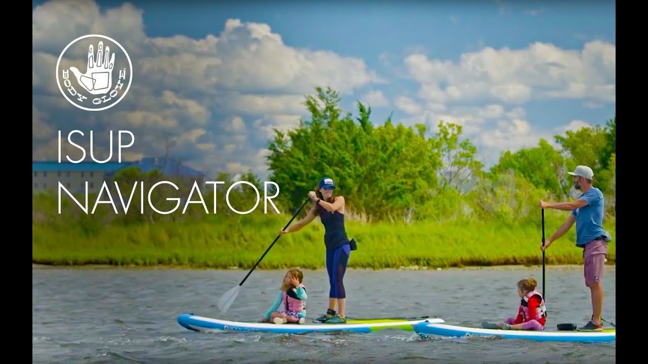 Enjoy family fun on lakes, rivers and elsewhere aboard the Body Glove Navigator inflatable SUP, a highly stable and rigid board loaded with great features. The Navigator is great for both beginners and advanced paddlers, includes unbreakable fins and includes the world’s only multi-purpose handle. This all-inclusive paddling package makes for the ultimate family water experience.