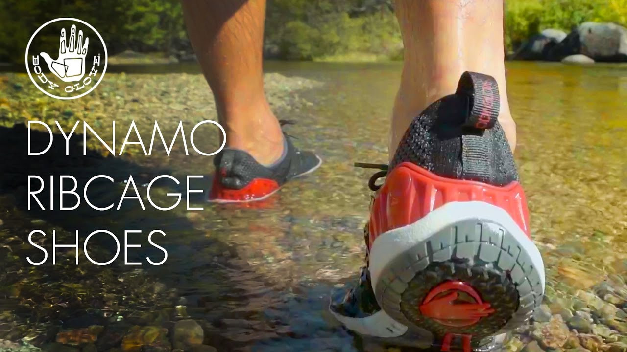 The Body Glove Ribcage is an exciting new hybrid shoe perfect for the active lifestyle. It’s lightweight, breathable and very comfortable. Ribcage shoes offer the freedom to explore new sights and sounds – no matter if it’s making quick work of a challenging trail or going for an exhilarating paddle on a local waterway. Outdoor enthusiasts will love the versatility and practicality of these stylish new shoes from Body Glove. Available in both men’s and women’s sizes and bold styles.<br /> <br />· Easy slip on entry<br />· 4-way stretch knitted upper<br />· Molded rubber ribcage retention system<br />· Molded heel protection<br />· Phylon midsole/ultra-grip rubber outsole<br />· Patented integrated Drainage System (IDS) that cools the foot out of the water with air circulation