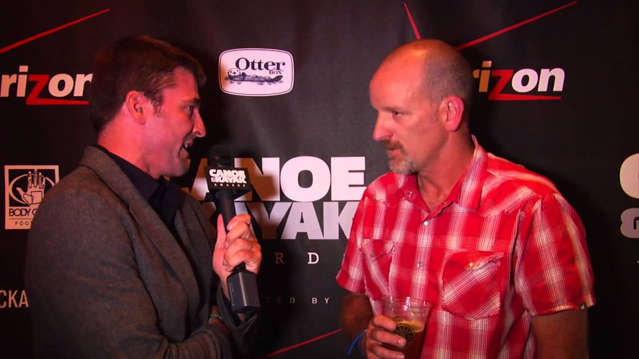 C&K Senior Editor Joe Carberry interviews Liquidlogic's Shane Benedict at the Canoe & Kayak Awards.