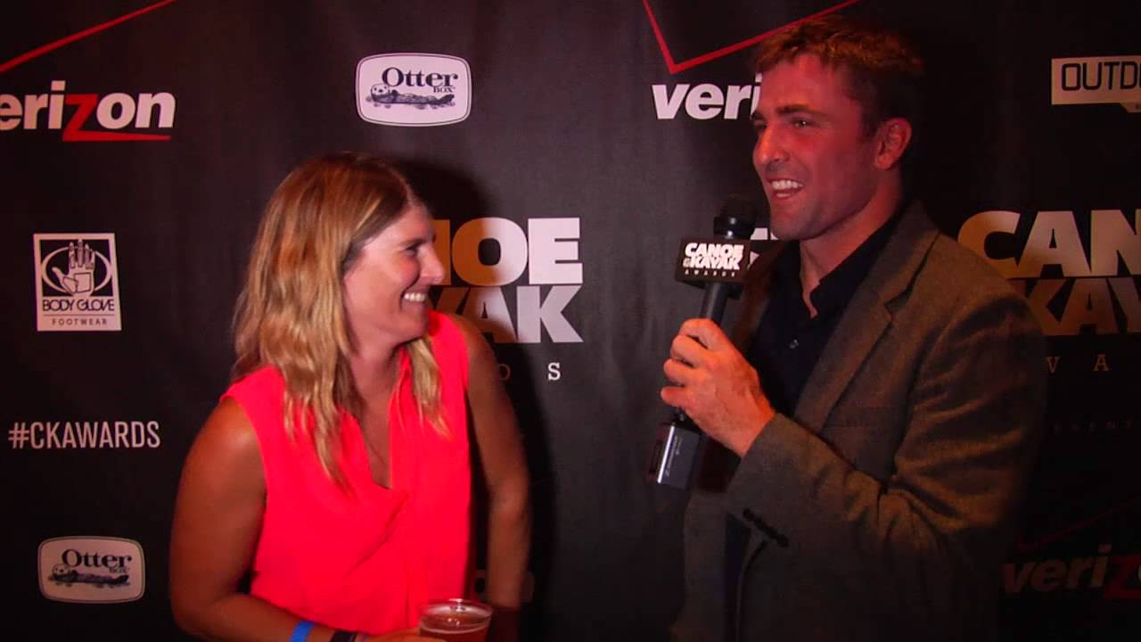 C&K Senior Editor Joe Carberry interviews Female Paddler of the Year nominee Louise Urwin at the Canoe & Kayak Awards.