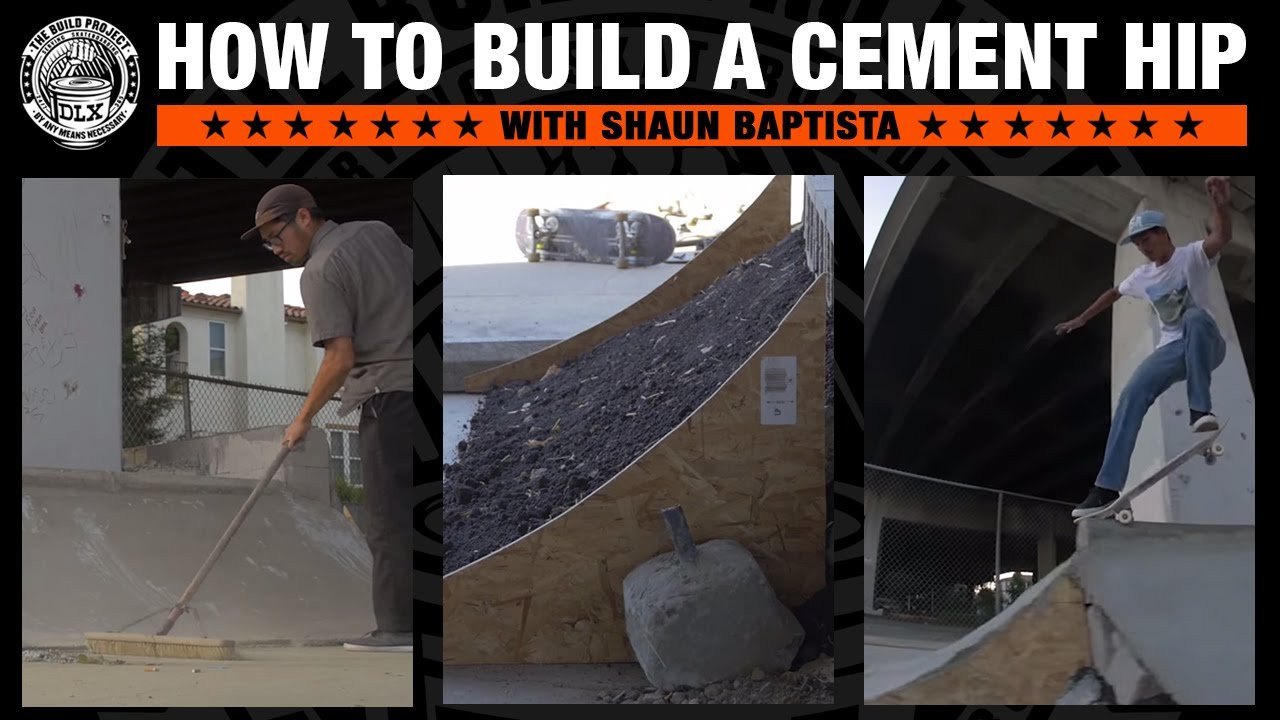Shaun Baptista gives the step by step process on how to build a cement hip for #THEBUILDPROJECT http://www.dlxsf.com/thebuildproject/