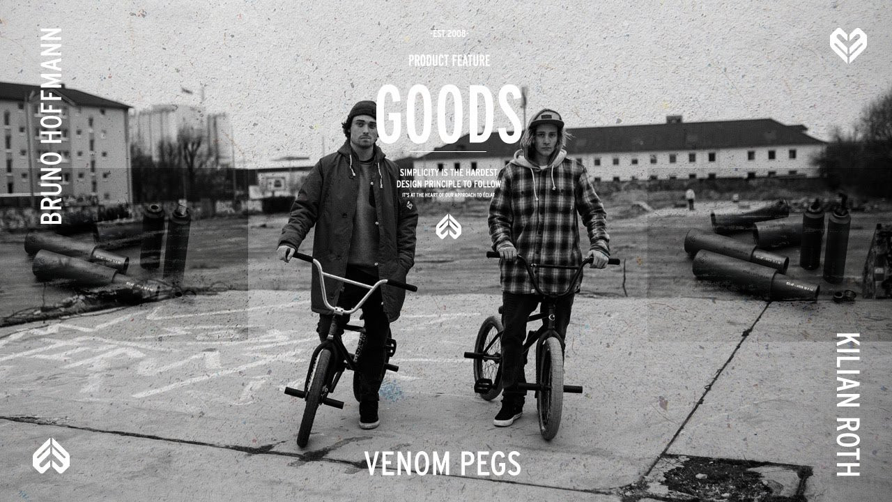 The team love these things. The Venom peg uses a two-piece steel/plastic design based on the ‘classic sleeve’ system. Our aim was to create a plastic sleeve peg with a diameter similar to a standard steel peg. This lead us down the route of a steel/plastic design with a slim crmo inner peg wrapped in a generous thickness of our specially developed hardwearing nylon compound. When testing the prototypes we saw these pegs going beyond 6 months of hard riding! In a nutshell, if you want to grind fast give these a go.<br /><br />For more info on the Venom Peg please head HERE: http://eclatbmx.com/products/pegs/venom-peg/