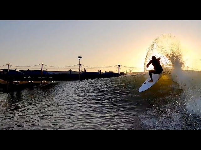 Johnny Norris is a former Firewire team rider who today is a Real Estate Agent in La Jolla, California. He's not scared of cold water before sunrise in Lemoore, so when he got an invite to have the first session of the day at Surf Ranch recently, he drove northward with his Helium Hydroshort.