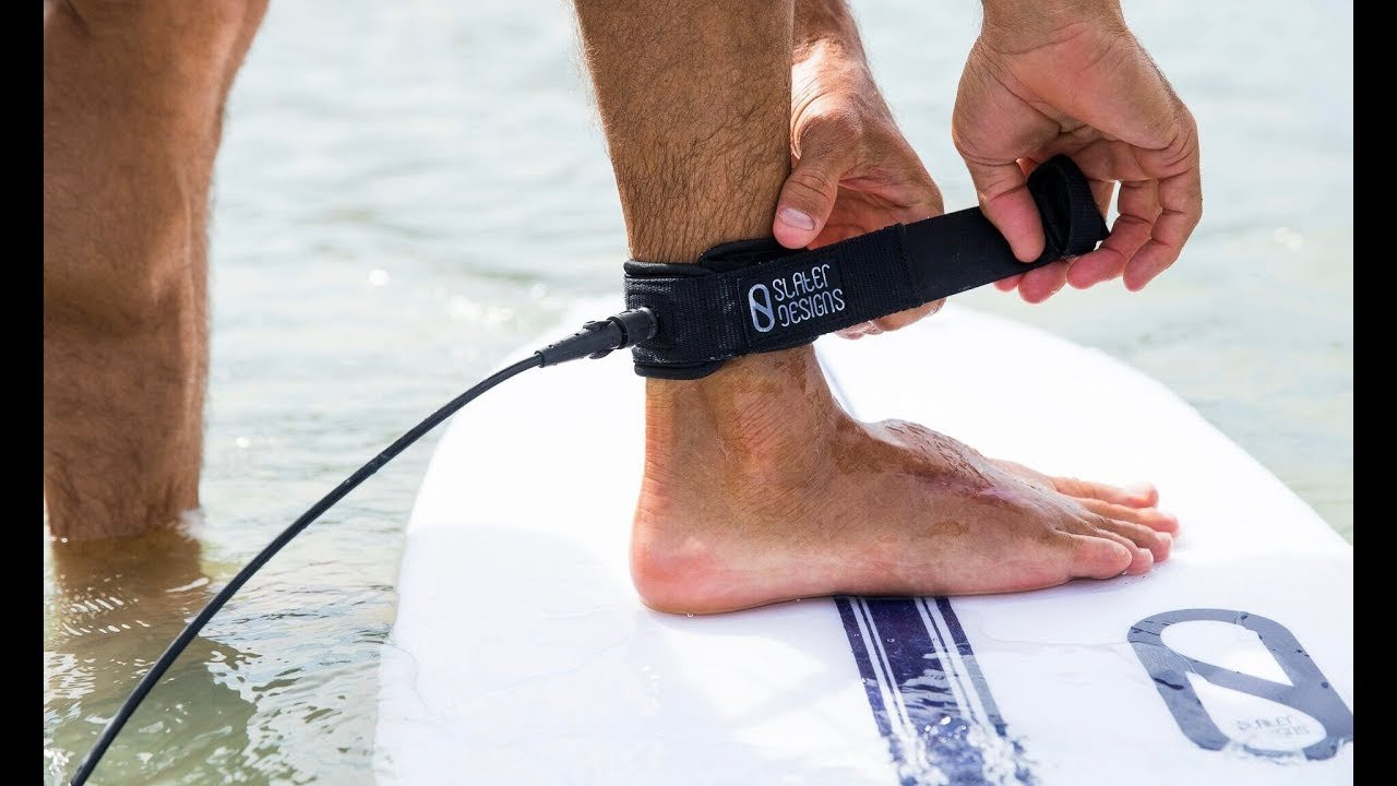 The Slater Designs Leash is made using recycled urethane, post-consumer P.E.T. (plastic bottles) and Yulex. The cuff alone represents an 80% reduction in carbon footprint when compared to other leash cuffs.