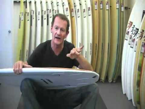 Nev talks Spitfire. Our Marketing Director, Chuy Reyna, was looking for all the benefits of the Dominator but even more performance. The SPITFIRE combines a Diamond tail and STEP-DOWN tail rail, giving the SPITFIRE the tail bite of a thinner board, without losing the Dominator's speed and flotation. The SPITFIRE offers the same 5/4/3 fin options and a low entry rocker for easy paddling.
