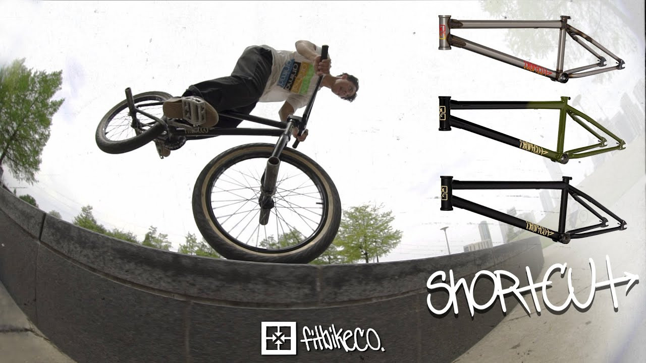 Damian Cespedes fires out a choice move on a heavily ridden Austin spot. Not easy to grab an NBD on this ledge, but Damian gets it done with the help of our Shortcut frame.<br /><br />Scoop one here: https://fitbikeco.com/shop/frames/shortcut-frame/<br />Follow Damian here: https://instagram.com/damiancespedes<br />Follow FitBikeCo. here: https://instagram.com/fitbikeco<br /><br />The Shortcut frame features the shortest chainstay in BMX coming in at 12.4″. While the Shortcut is one of the most responsive frames on the market, it is also one of the most reliable. It utilizes the tried and true front triangle from our Mixtape frame, which features a dent resistant downtube and proven geometry.<br /><br />TOP TUBE LENGTH 20.5″,20.75″,21 ″<br />REAR END LENGTH 12.4″<br />HEAD TUBE ANGLE 75.5°<br />HEAD TUBE STYLE Integrated (45°/45°, 41.8mm)<br />SEAT TUBE ANGLE 71°<br />SEAT CLAMP Integrated<br />SEAT POST SIZE 25.4mm<br />BB HEIGHT 11.7″<br />BB STYLE Mid<br />STANDOVER HEIGHT 8.75″<br />BRAKE MOUNTS Thread-On<br />DROPOUTS 14mm, 4Q-Baked<br />GYRO TABS None<br />WEIGHT 5 lb / 2.27 kg (20.5″)<br />TUBESET Butted Thermal X<br /><br />#BMX