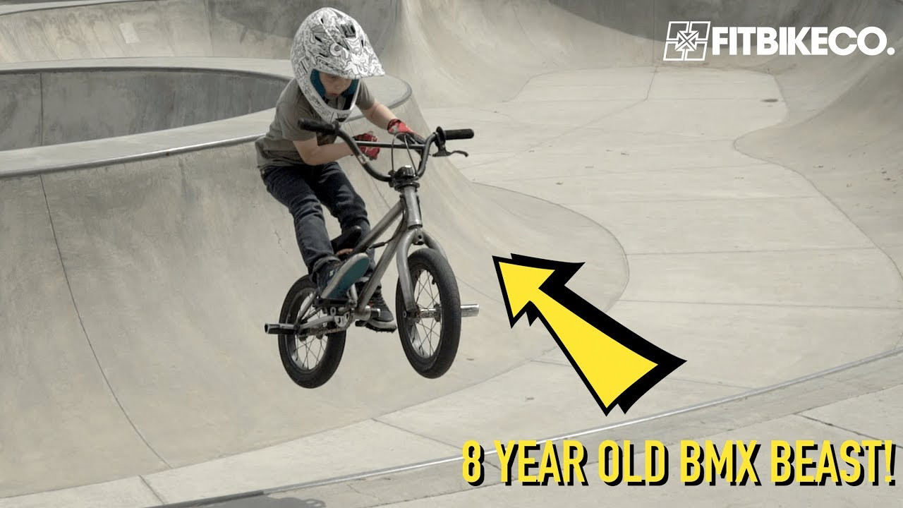 We hooked up 8-year-old BMX prodigy and YouTube sensation Caiden Cernius way back when he was 7 - haha! He was in town competing in the Hot Wheels Junior Series in Huntington Beach last week, so we hooked up with our little dude for a quick session at the skatepark where he showed us a few of his favorite tricks! Enjoy.<br /><br />Follow Caiden: https://www.instagram.com/caidenbmx/<br />Subscribe to Caiden: https://www.youtube.com/channel/UCZeDA4xtqIMjde03rmDeWXA<br /><br />Film/Edit: Sauce (@saucethebosss)