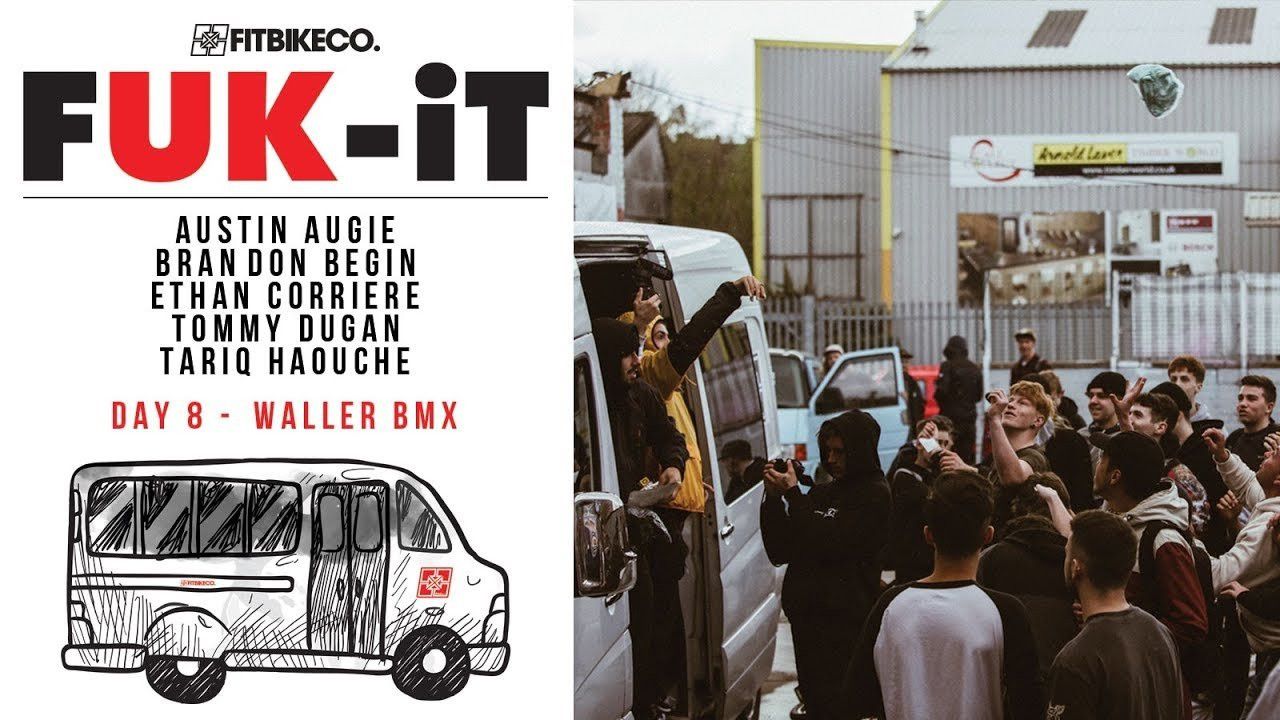 Second to last day of the FUK-IT Tour we stop by Waller BMX. Unfortunately their park was under construction and some rain found us but we had a blast meeting the locals and hooked them up with some stuff before we headed off.<br /><br />Stay tuned and subscribe for more!<br /><br />Riders:<br />Austin Augie<br />Brandon Begin<br />Ethan Corriere<br />Tommy Dugan<br />Tariq Haouche<br /><br />Filmed and Edited by: Tony Malouf<br /><br />Songs: Cat Soup - "Exitcode"<br />Cat Soup - "Ore"<br />Cat Soup - "Boildown"<br /><br />Special thanks to 4 Down Distribution for their assistance in making this trip possible.