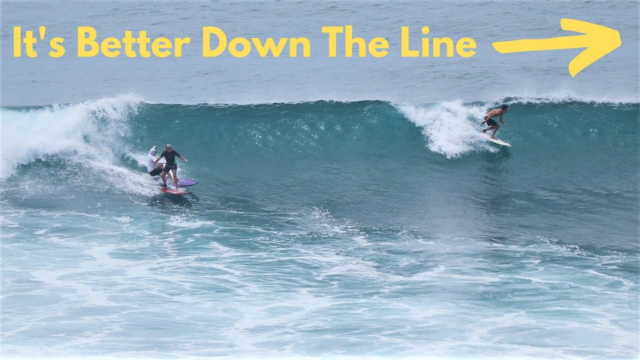 As with many breaks, surfers at Uluwatu often push eachother deeper and deeper at the take-off zones until it becomes impossible to actually make the wave. This is when it pays off to sit wide, like local surfer Mega Semahdi in the second clip. Although this strategy doesn't always work, if you're patient you can sometimes have a good amount of unridden waves come through with no one else to compete for them.<br /><br />The waves were excellent at Uluwatu on this day, especially for December. This doesn't happen too often during the wet season though, and it looks like the persistent Westerly winds and small swells are back for the foreseeable future.<br /><br />If you would like to support us, please buy us a coffee here: https://www.buymeacoffee.com/infowy<br /><br />If you like the content, please subscribe to the channel here: http://bit.ly/2NPrV5H<br />_____________________________<br /><br />OUR AMAZON STORE: https://www.amazon.com/shop/globalzoo-surfingvideos?ref=ac_inf_tb_vh <br /><br />IF YOU WANT TO CREATE SURF VIDEOS LIKE THIS CHECK OUT THE GEAR WE USE FROM AMAZON: <br /><br />Our camera: https://amzn.to/3XHjiMe <br />Our drone: https://amzn.to/3HauKJg <br />Our main lens: https://amzn.to/3Jo9qCU <br />Our other lens: https://amzn.to/3Ji9XWW <br />Our main tripod: https://amzn.to/3Y6yUZG <br />Our second tripod: https://amzn.to/3Hh9EsJ <br />Our second tripod head: https://amzn.to/3WPpsbQ <br />Our camera bag: https://amzn.to/3HdvTzH <br />The laptop we edit on: https://amzn.to/3Hdwb9L <br />Our external hard drive: https://amzn.to/3Y2lJc0 <br /><br />_____________________________<br /><br />Social media accounts:<br />Instagram: https://www.instagram.com/global.zoo.co/?hl=en<br />Facebook: https://www.facebook.com/Global.Zoo.Co<br /><br />_____________________________<br /><br />DISCLAIMER <br />Some of the links above are affiliate links, where I earn a small commission if you click on the link and purchase an item. You are not obligated to do so, but it does help fund these videos in hopes of bringing value to you! <br /><br />#SurfingBali #SurfingIndonesia #Bali #Uluwatu #Balangan #Bingin #Impossibles #PadangPadang #AlwaysLeft #Raw #RawSurfing #SurfRawFiles #SurfersOfBali