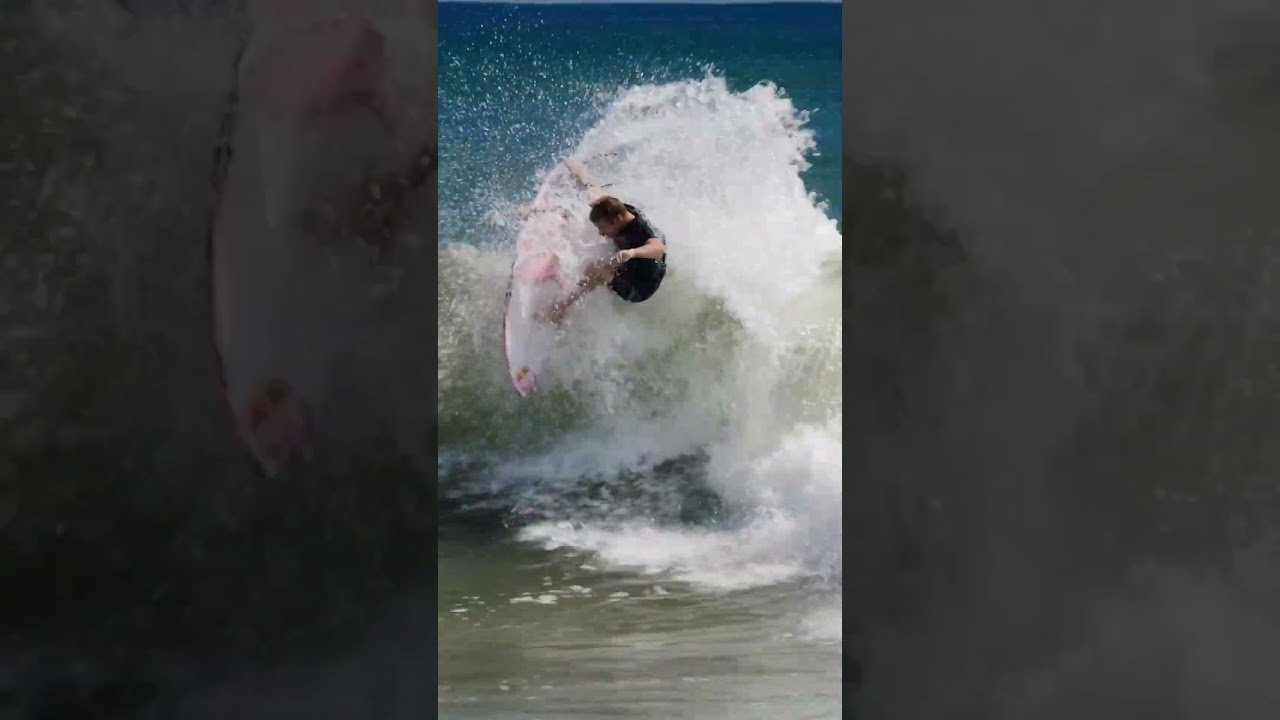 Watching Kolohe's El Salvador footage on repeat all weekend. What about you? Shop the new Hyperfreak Tech Block 20 Boardshorts, https://bit.ly/45tLtlq<br /><br />#FirstNameInTheWater