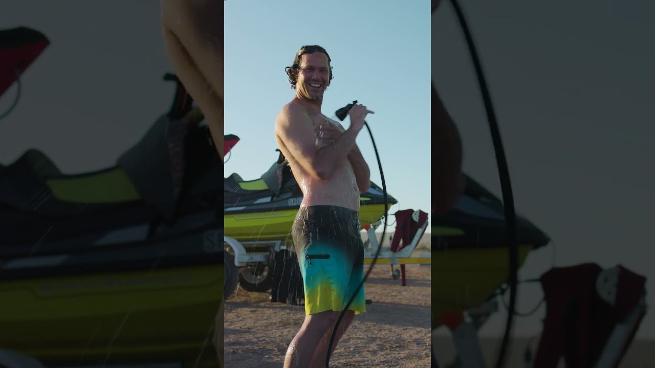 Camp showers hit different. Just ask Jordy Smith. 😂 Watch #MapsToNowhere Episode 4, https://bit.ly/3oGgYsK