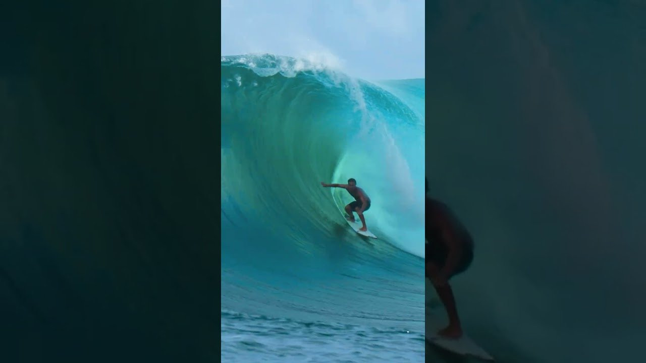 The wave is perfectly flawed. There isn't a drop of water out of place until it hits the end section and you can't kickout quick enough. Solamon Bailey in #MapsToNowhere Episode 3, link in bio. @Surfline