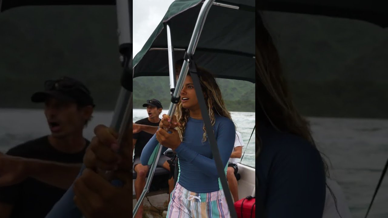 Scenario: You pull up, drop anchor, and see this slab breaking over a shallow coral reef. Do you jump overboard or stay on the boat? Watch #MapsToNowhere Episode 3 before you make that decision... @Surfline <br /><br />Watch now, https://bit.ly/442gJI9