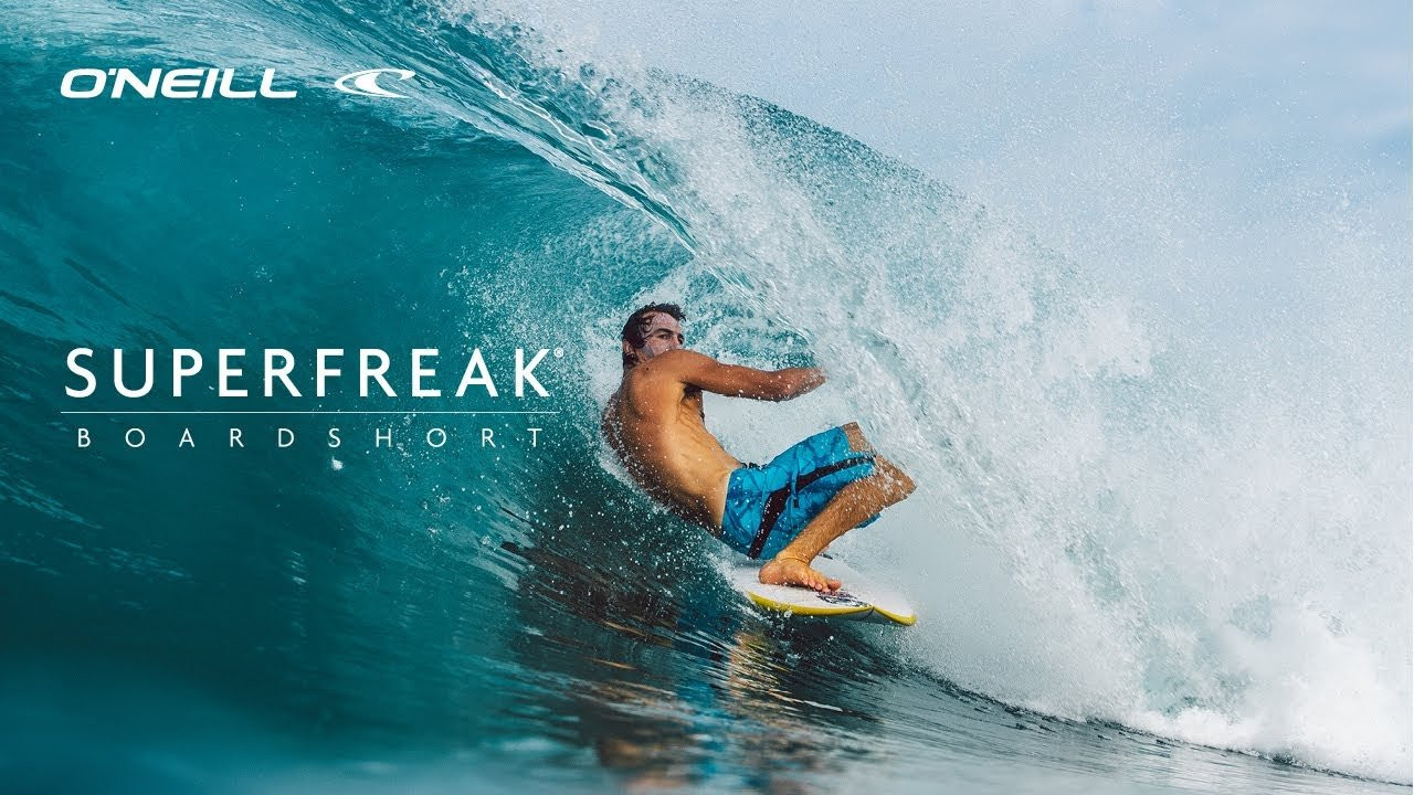 Surf longer and more comfortably. New and improved for 2023, our Superfreak boardshorts use nylon side panels and Hyperfreak Stretch for maximum flexibility. O’Neill Hyperdry Plus helps repel moisture for an ultra-fast drying time.<br /><br />O'Neill Men's boardshort<br />20" Outseam- at the knee fit<br />Hyperfreak stretch with Repreve<br />O'Neill Hyperdry DWR<br />Anti-rash Hyperthread<br />Nylon stretch panels<br />Side zip pocket<br />90% Polyester, 10% Elastane<br /><br />SHOP NOW: https://us.oneill.com/collections/mens-boardshorts