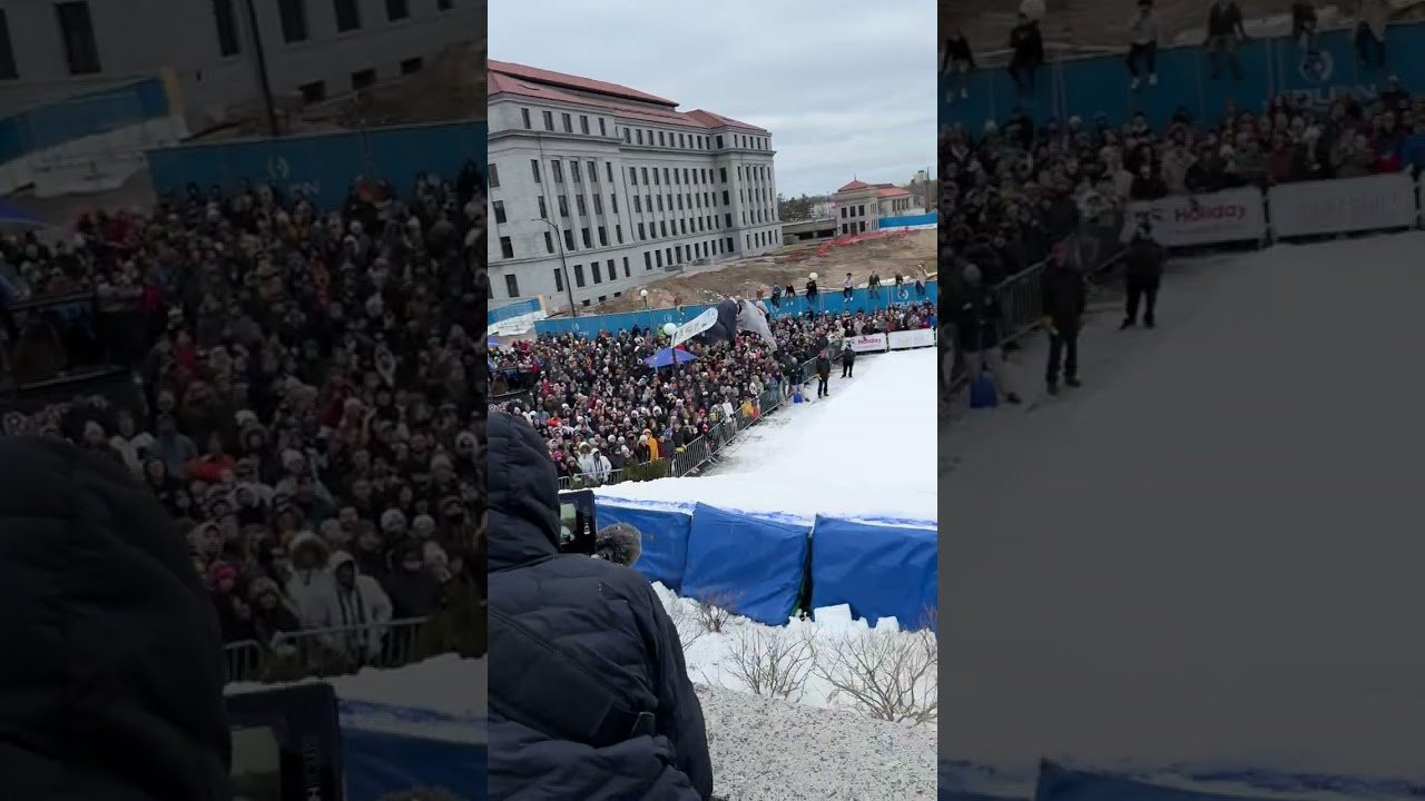 Egan Wint putting on a show for the crowd surrounding Zone 1 at #RedBullHeavyMetal 🤘