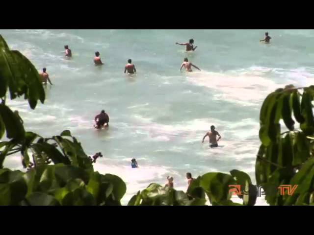 Take a quick look around the Gold Coast town of Coolangatta, mid-way through the Quiksilver Pro ...