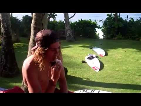 Forget carb-free wheatgrass burgers and low-GI protein shakes. On a North Shore afternoon, for Travis Logie and aquanaut Craig Anderson, there'll be no waves ridden, boards mounted or legropes affixed until they've had their addictive fix of the nuclear-powered palm oil torpedoes known as corndogs.