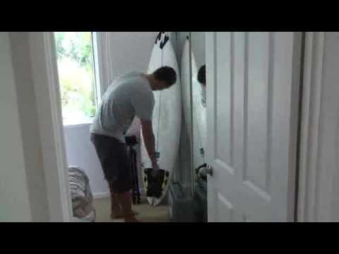 Josh Kerr, one of the world's most electrifying surfers, relaxing on land, going wild in the water<br />.