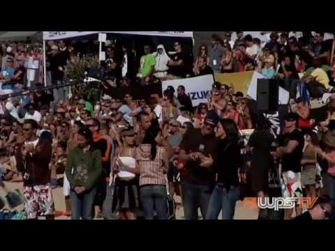 Ace Buchan's stupendous win over Kelly Slater in the Quiksilver Pro, was not only stirring because he delivered the victory speech in fluent French, but also for the returned stoke from the biggest crowd on tour.<br /><br />The Hossegor beach scene must be seen to be believed. A check of the numberplates in any of the carparks here will remind you that this stretch isn't just the hub of French surfing, but is the entire axis around which all of European beach culture revolves. <br /><br />And there's no shame in flying your freak flag here; all the moustaches, speedoes, nipple rings, Moon buggies and Chihuahuas a man can handle.