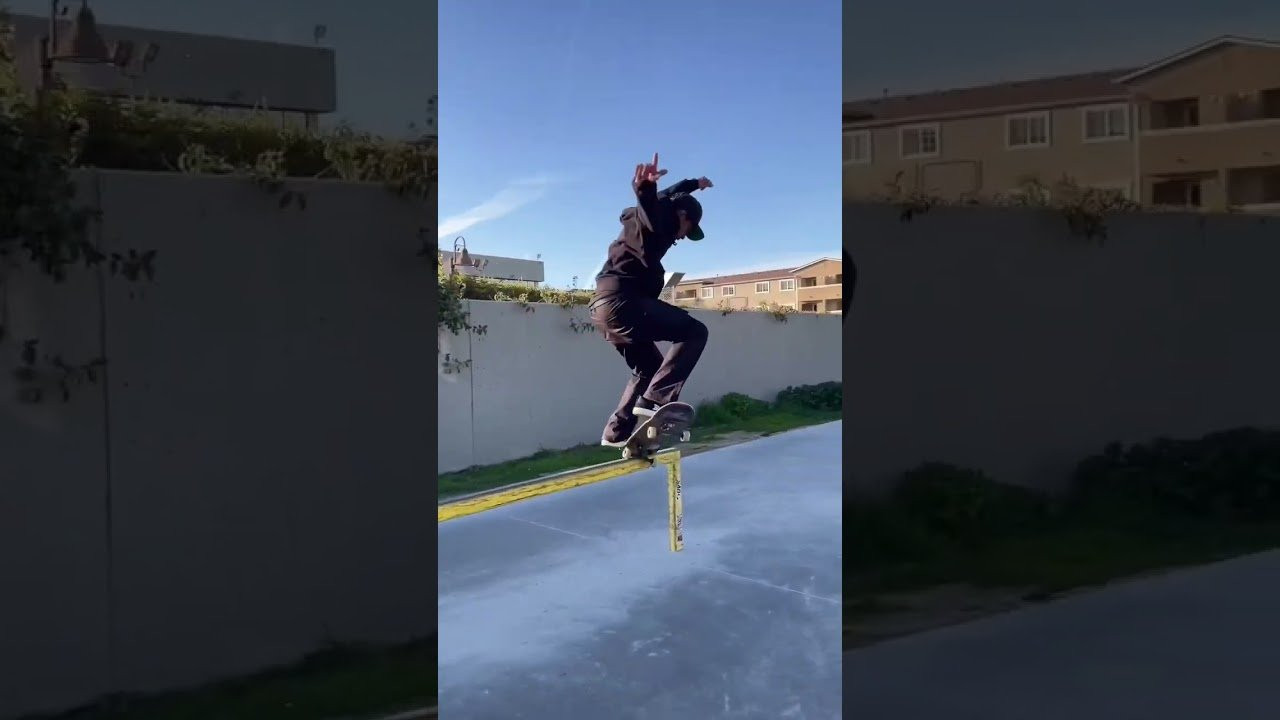 Chris Pierre Jacques skating Harbor City skate park.