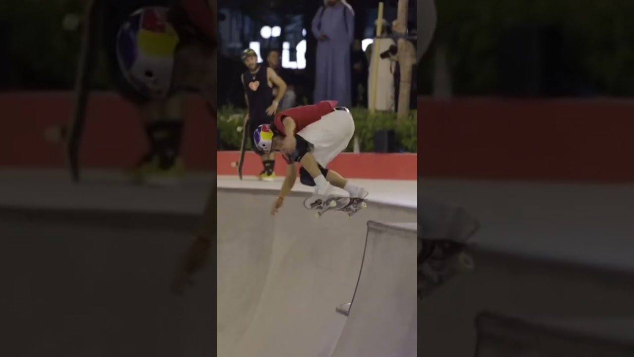 Jagger Eaton 1st place run at World Skate.